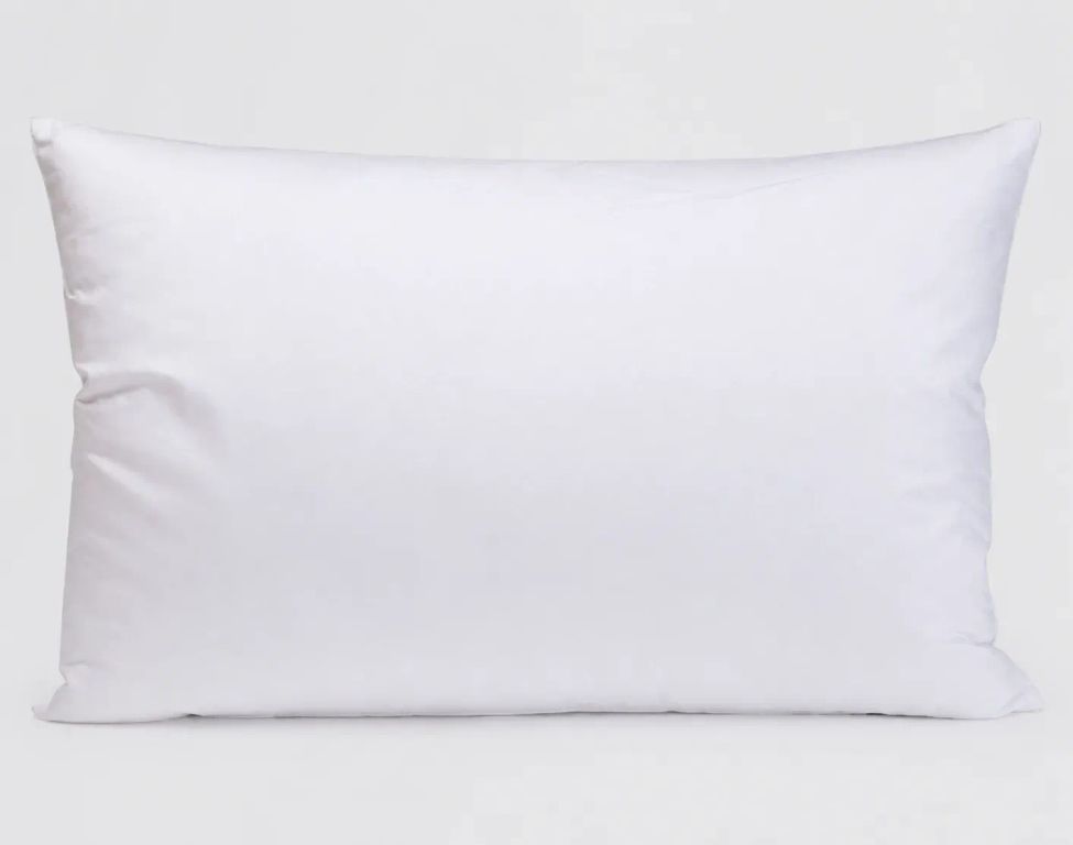 ALMOHADA 100% PLUMAS DE GANSO 60x40 con Forro de Algodón - S