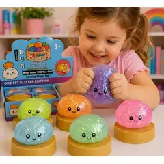 GENERICO - Squishy Dumpling con hidrogel Antiestrés Slow Rising con Caja Sorpresa