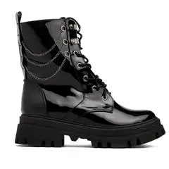 NEBULA - Botas Mujer Kansas - Negro Charol
