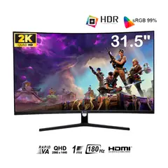 Teros - Monitor Curvo Gaming TE-3218G 32 Pulgadas 2K 180Hz 1ms