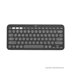LOGITECH - Teclado K380S Pebble Keys 2 Black