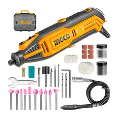 INGCO - MINI GRINDER 130W TALADRO MULTIPROPÓSITO CORTADOR TORNO PRO