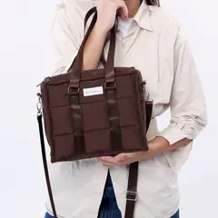 ESME & ODRILIA - City Tote Mini Marrón
