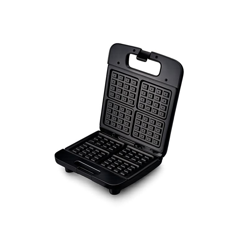 Waflera Eléctrica Antiadherente de 1400W para 4 Waffles