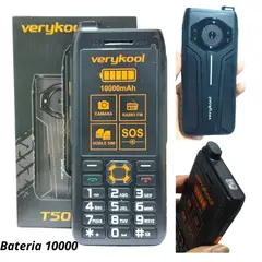 VERYKOOL - Celular T 500 4g / Bateria larga duracion 10000