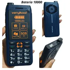 VERYKOOL - Celular T 500 4g / Bateria larga duracion 10000