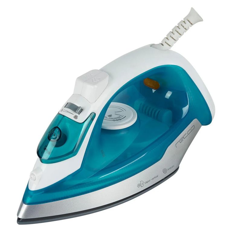 Plancha a vapor y seco recco 1500w RPV-STIRO150