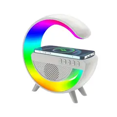 GENERICO - Parlante G Lampara Led con Bluetooth Radio y Cargador.