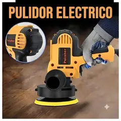 GENERICO - Pulidora Eléctrica Giratoria Genérica de 700W Color Amarillo