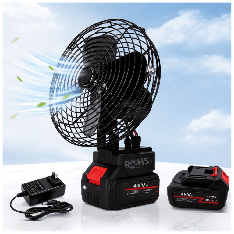 Ventilador Portátil Recargable Inalámbrico Para Hogar, Oficina Y Camping
