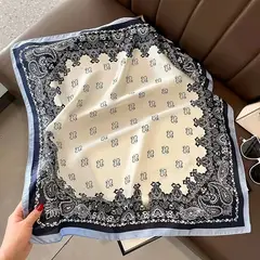 KAST PE - Pañoleta Bandana Pañuelo Eloise Azul de 70x70 cm
