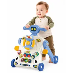 Bibi - Andador caminador para bebe 3 en 1 azul