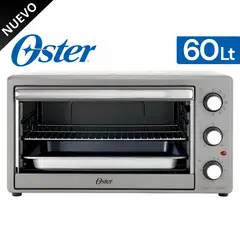 OSTER - Horno XL con Rotisserie de 60 L Gris TSSTTV60MNS