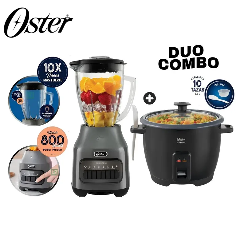 PACK Olla Arrocera 1.8 L + Licuadora 6 velocidades BLSTPEG-GPB - GRIS