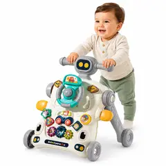 Bibi - Andador caminador para bebe 3 en 1 plomo