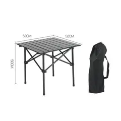 GENERICO - Mesa Plegable Camping Playa 53x50x50 cm