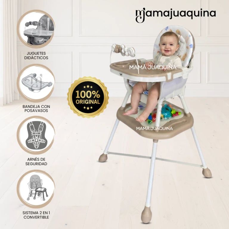 Silla de Comer Escritorio «MOONLIGHT» Edición Exclusiva Beige