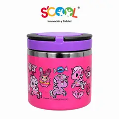 SCOOL - TAPER TERMICO DE COMIDA 600ml - Rosa - Pony