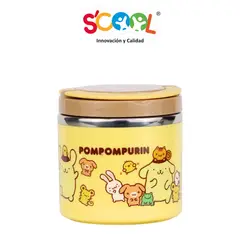 SCOOL - TAPER TERMICO DE COMIDA 600ml - Amarillo - POMPOMPURIN