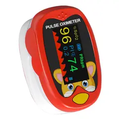 PULSE - Oximetro Pediatrico Niño Recargable Rojo