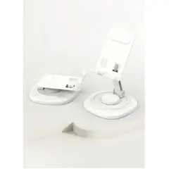 GENERICO - SOPORTE DE CELULAR GIRATORIO CREMA