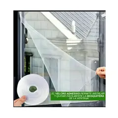 OEM - Mosquitera anti zancudos ventana pack 4