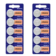 SONY - Pilas CR2032 3V Litio Original Pack 10 Unidades