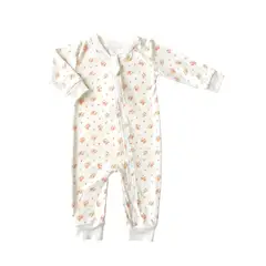 WAWA PIMA - PIJAMA BEBE NIÑA SIN PIE Y DOBLE CIERRE - SWEET FLOWERS