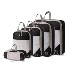 GENERICO - Kit Organizador de Viaje x 5 Pzs