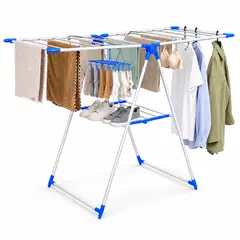 MINARI - Tendedero de Ropa Colgador Plegable Estante de Secado 80T