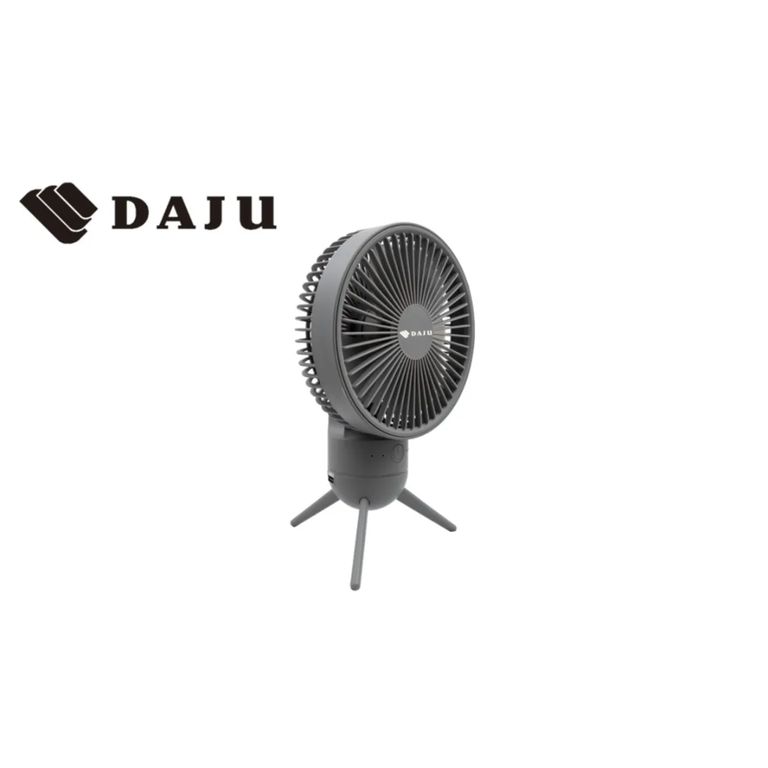 Ventilador Portátil Recargable DAJU DT-70 Plomo 7 Pulgadas
