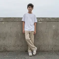 LE PETIT COMPANY - Pantalón Niño Beige Paper Touch Básico Urbano