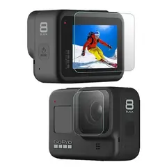 GENERICO - Protector De Vidrio Templado Compatible Con GoPro Hero 8