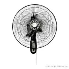 GENERICO - Ventilador de Pared de 18 Pulgadas con 5 Aspas Metálicas EK-1800A