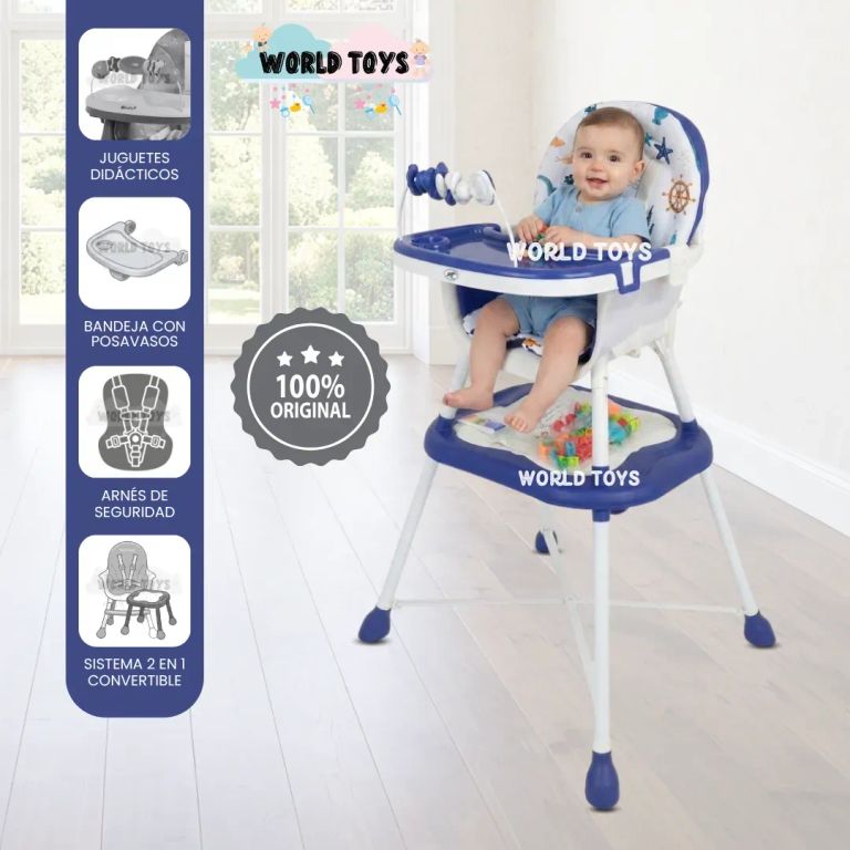 Silla de Comer Escritorio «MOONLIGHT» Edición Exclusiva Blue