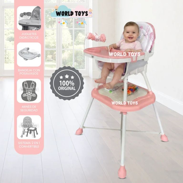 Silla de Comer Escritorio «MOONLIGHT» Edición Exclusiva Pink