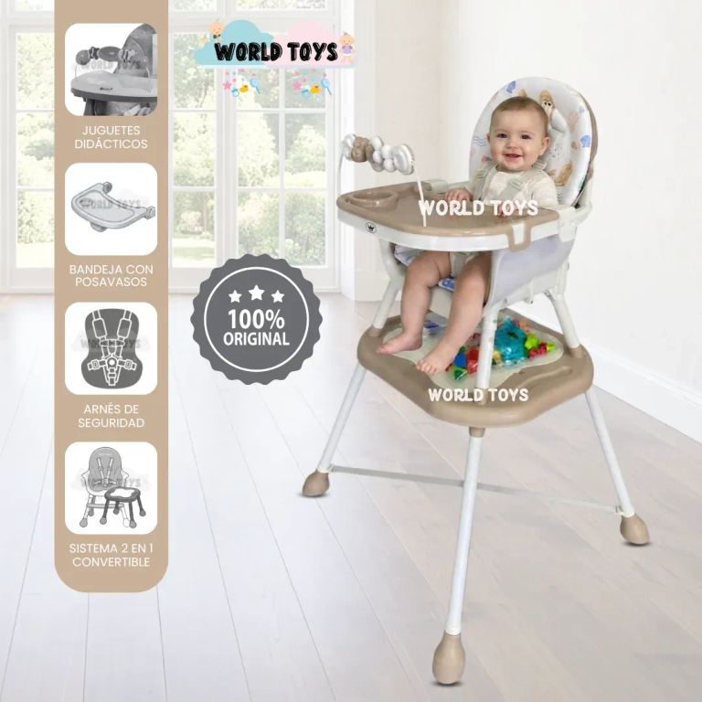 Silla de Comer Escritorio «MOONLIGHT» Edición Exclusiva Beige