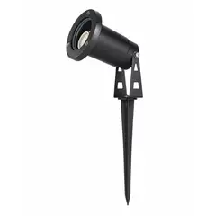 CEMLIGHTING - ESTACA PARA JARDIN COLOR NEGRO GU10