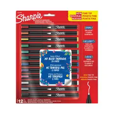 SHARPIE - Marcadores acrílicos punta fina Multicolor x12