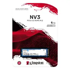 KINGSTON - SSD NV3 1 TB M.2 PCIe 4.0 NVME I DISCO SOLIDO M.2 1TB 6000 MBs