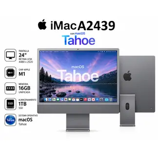 APPLE - IMAC 2021 A2439 CHIP M1 16GB RAM 1TB SSD 24"