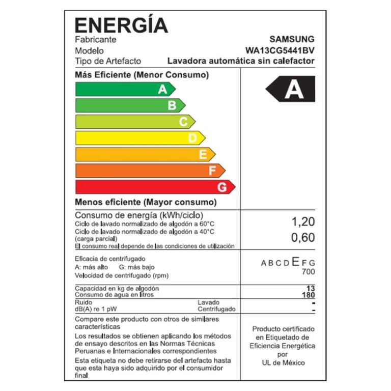 LAVADORA 13KG CARGA SUPERIOR WA13CG5441BV - NEGRO