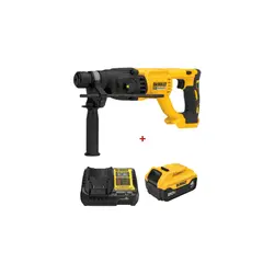 DEWALT - Rotomartillo 20v max XR SDS plus +Batería 20V 4.0Ah +Cargador 12V 20V