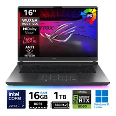 ASUS - Laptop ROG Strix G16, 16" WUXGA IPS, Core Ultra 9 275HX, RAM 16 GB, SSD 1 TB, RTX 5060, Win 11