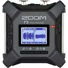 ZOOM - F3 2-Input / 2- Track Portable Field Recorder