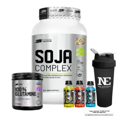 Universe Nutrition - COMBO UNIVERSE - 100% SOY PRO ISOLATE 1.5KG. CHOCOLATE + 100% GLUTAMINE 500GR. + SHAKER