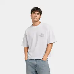 PAPIROS DENIM - Polo Hombre Algodón Oversize Boxy Fit Cuello Redondo London
