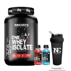 INN INNOVATE NUTRITION - INNOVATE NUTRITION ONE WHEY ISOLATE 1 KG. CHOCOLATE + SHAKER
