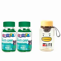 ELITE NUTRITION - COMBO GOMITAS PARA NIÑOS KIDS - 2 ELITE ANTI GRIP + TOMATODO