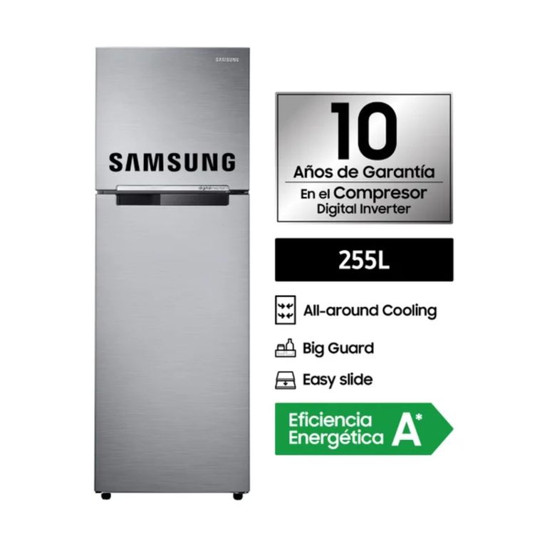 Refrigeradora Top Mount RT25FARADS8 255LT Silver